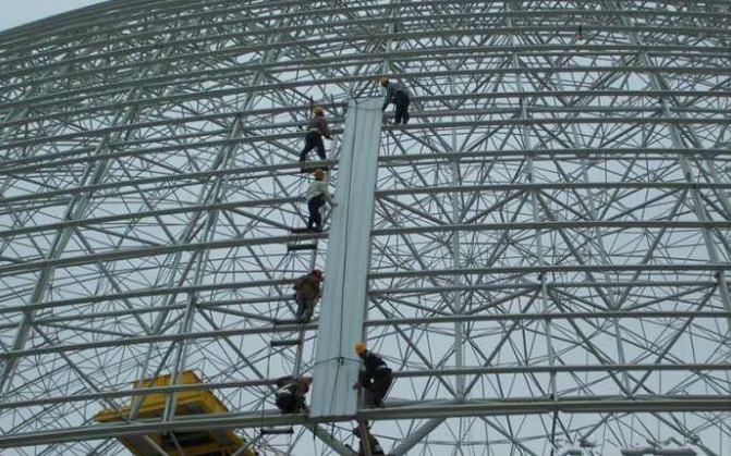 老河口网架装配好以后应当留神哪八项验收事件